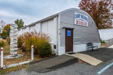 Tappan, NY - ABD - 3 Kasım 2025 Tappan, New York 'taki Dewint House, Devrimci Savaş sırasında zengin Amerikan sömürge tarihini korumak için George Washingtons' un karargahı olarak hizmet verdi.