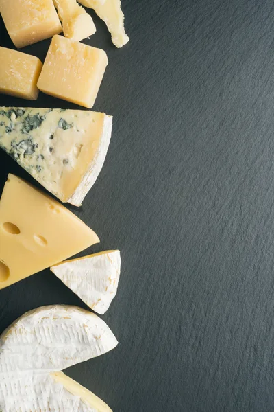 Olika sorter av ost — Stockfoto