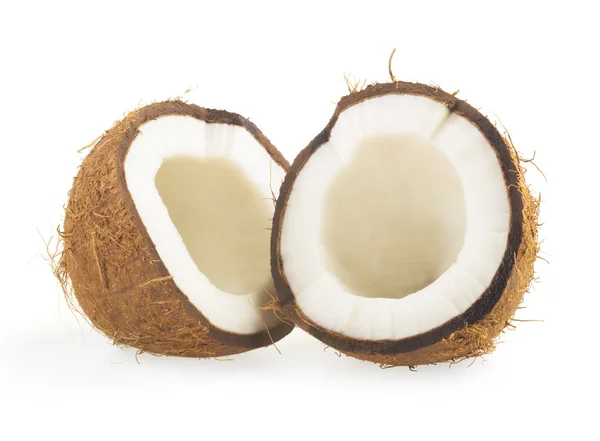 Coconut cut in half — Stock Photo, Image