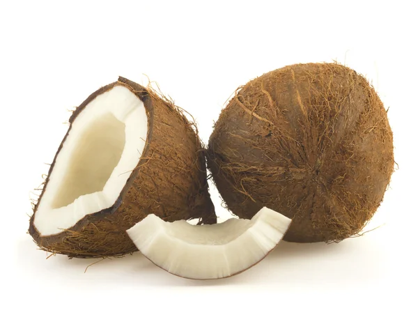 Coconut cut in half — Stock Photo, Image