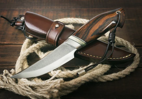 Beautiful hunter knives — Stock Photo, Image