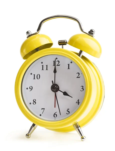Four o'clock op alarm klok — Stockfoto