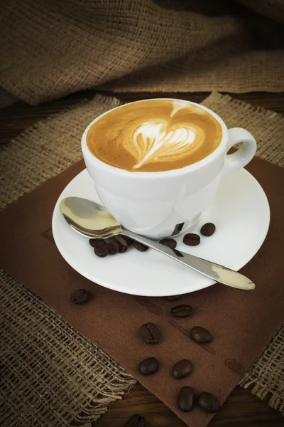 Capuchino con especias — Foto de Stock