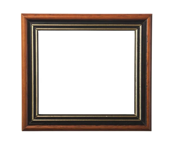 Wooden photo frame — Stock Photo, Image