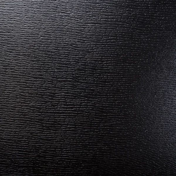 Zwart lederen textuur — Stockfoto