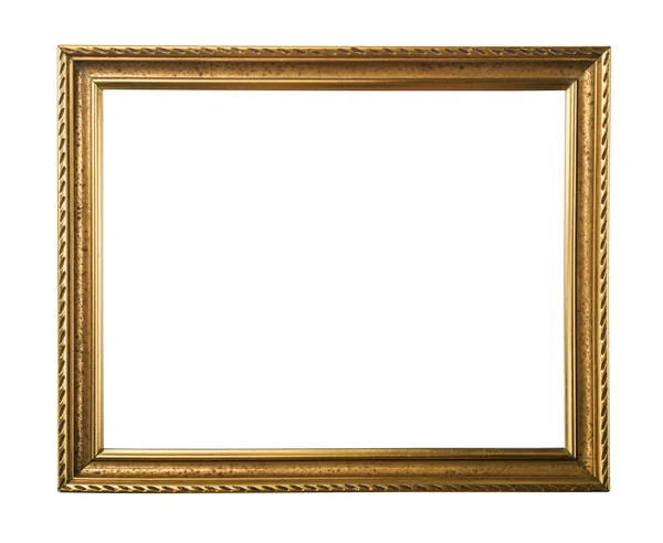 Классическая золотая рамка — стоковое фото