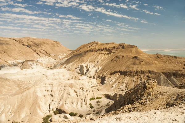 Paesaggio desertico vicino al Mar Morto — Foto Stock