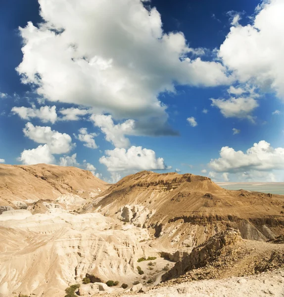 Woestijn landschap in de buurt van de dode zee — Stockfoto