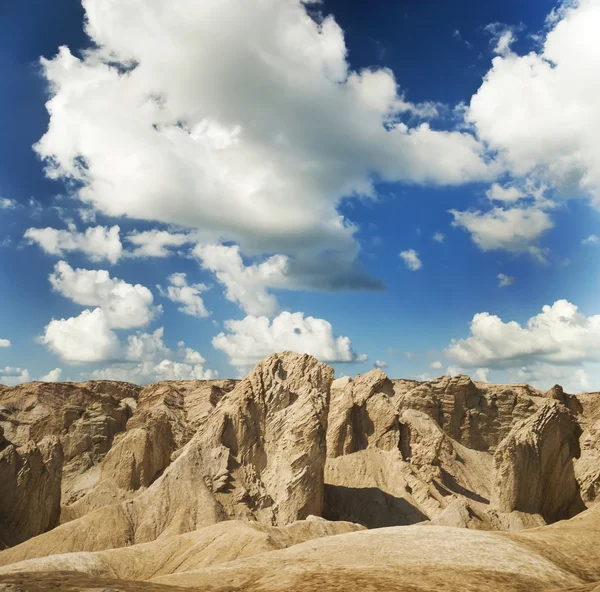 Paesaggio desertico vicino al Mar Morto — Foto Stock