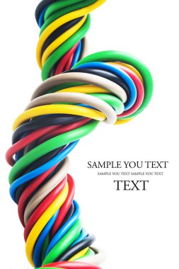 renkli elektrik kablosu