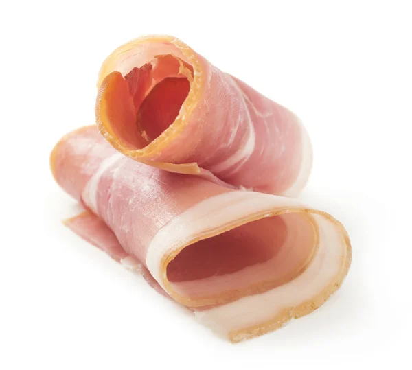 Fette laminate di prosciutto — Foto Stock