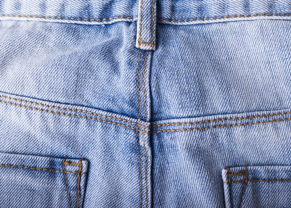 Texture of blue jeans — Stock Photo, Image