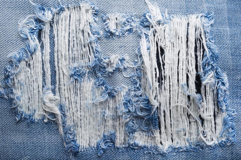 ripped jean texture