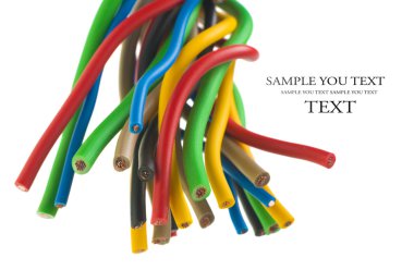 Çok renkli bilgisayar ben kablolar