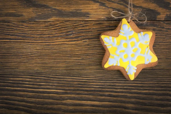 Christmas gingerbread star — Stock Photo, Image