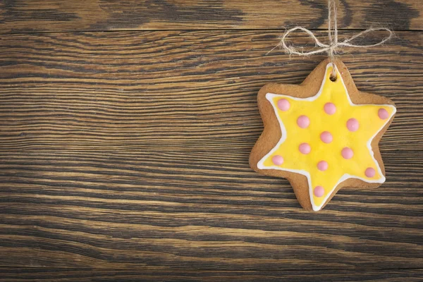 Weihnachten Lebkuchenstern — Stockfoto