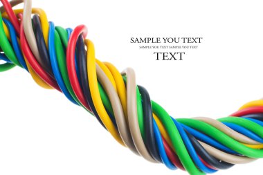 Renkli elektrik kabloları