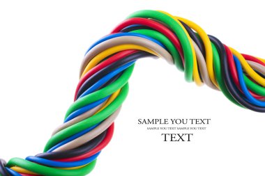 Renkli elektrik kabloları