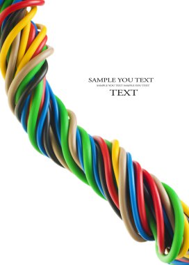 Renkli elektrik kabloları