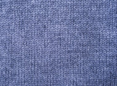 mavi örülmüş kumaş dokusu