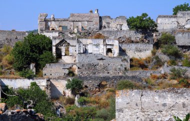Hayalet şehir Kayaköy (Türkiye)