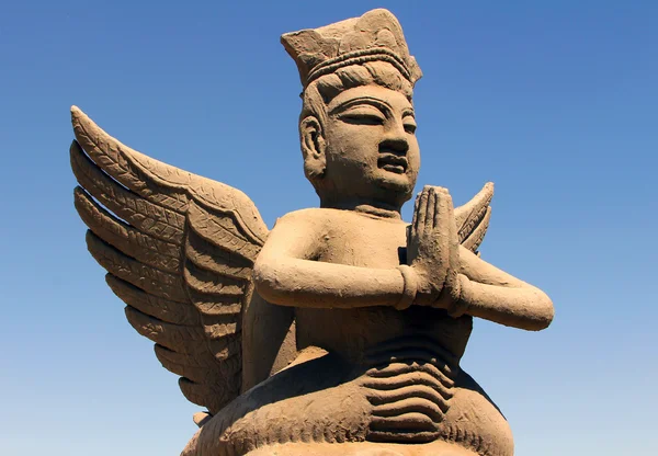 Clay statue of mythological flying celestial, Ningxia, China — Stock Photo, Image
