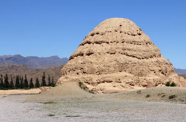 Tombes impériales de l'ouest de Xia dans la province de Ningxia en Chine — Photo