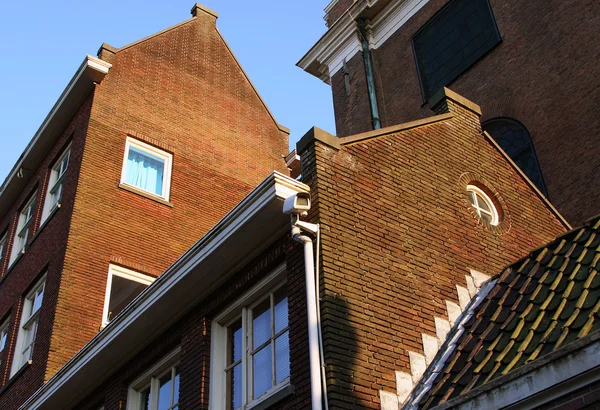 Stone buildings of Amsterdam — Stock Photo, Image