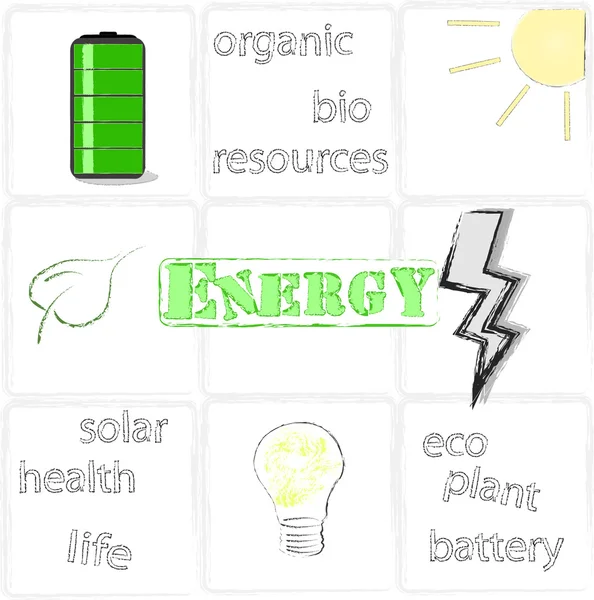 Ušetřit energii . — Stock fotografie