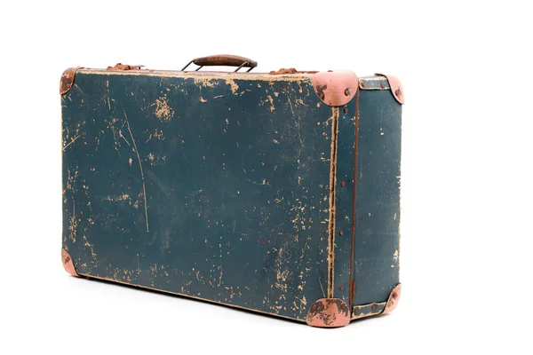 Vieille valise verte — Photo