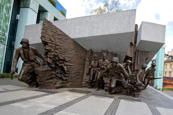 Varsóvia Monumento à Revolta na Polônia — Fotografia de Stock