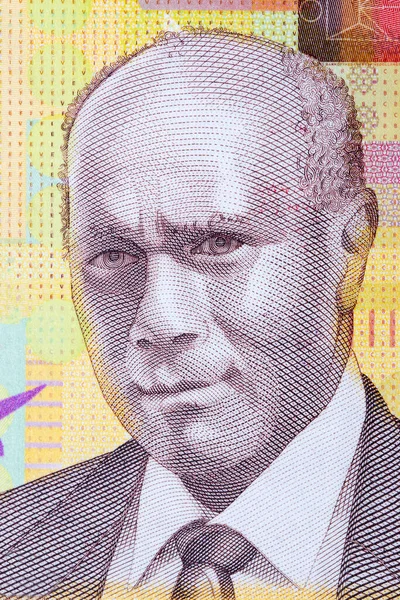 Cecil Wallace Whitfield Retrato Dólar Das Bahamas — Fotografia de Stock