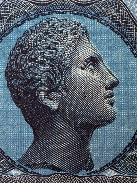 Greek Athlete Portrait Old Money — Stock Photo, Image