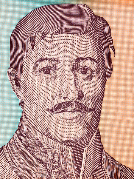 Dorde Petrovic Karadorde Portrait Old Yugoslavian Money — Stock Photo, Image