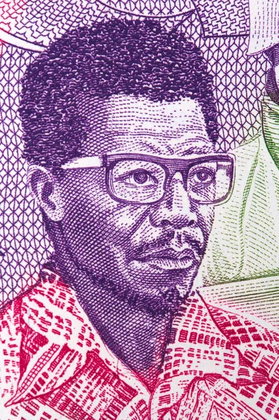 Larbi Ett Porträtt Gamla Ghanaian Pengar — Stockfoto
