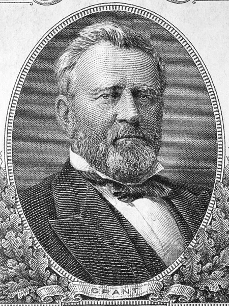 Ulysses S. Grant a portrait from old American money