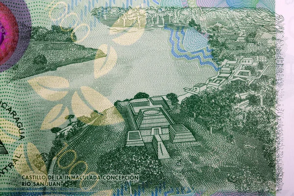 Rio San Juan Dinheiro Nicaraguense — Fotografia de Stock