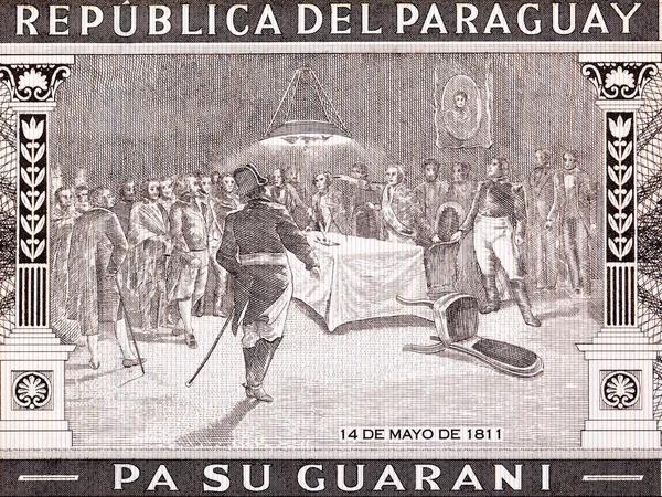 Декларація Незалежності Від Парагваю — стокове фото