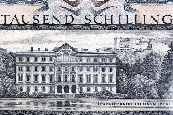 Schloss Leopoldskron Vieil Argent Autrichien Schillings — Photo