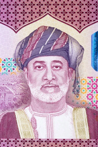 Haitham Bin Tarik Disse Retrato Omani Rial — Fotografia de Stock