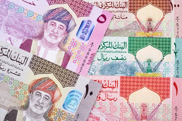 Omani Rial New Series Banknotes — Stock Photo, Image