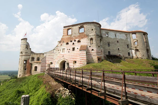 Rovine Del Castello Janowiec Polonia — Foto Stock