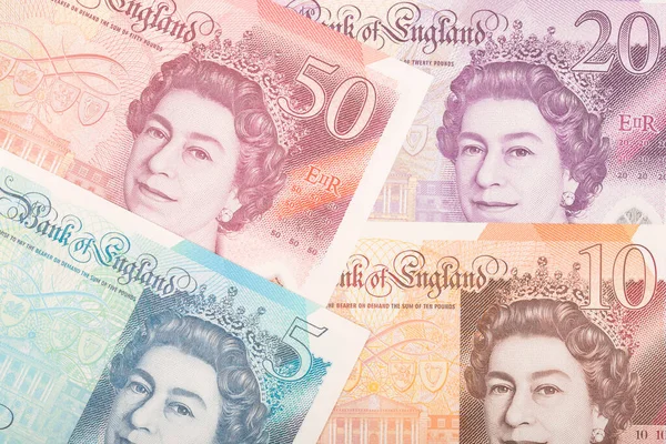 English Pounds Een Zakelijke Achtergrond — Stockfoto