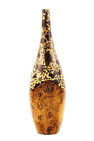 抽象的なパターンで木製の花瓶 — ストック写真