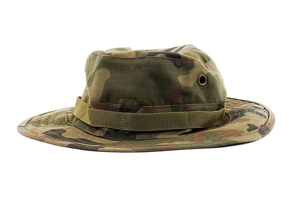 Hat in military patterns — Stock Photo, Image