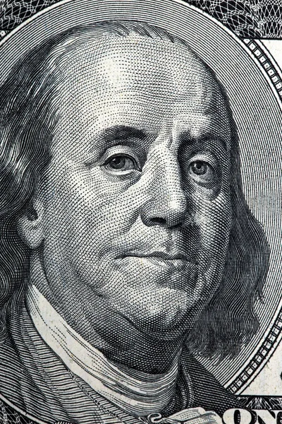 Benjamin Franklin, a portrait — Stock Photo, Image