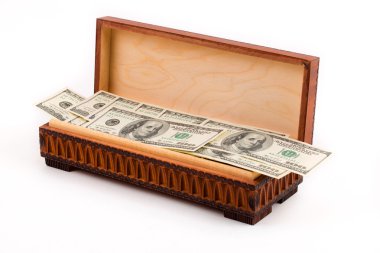 Kutu Amerikan Doları dolu