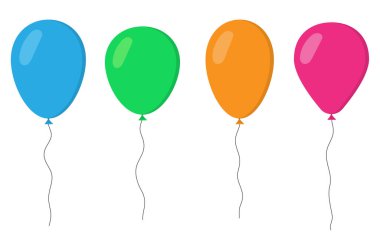 Çizgi filmlerdeki balonlar beyaz arkaplanda izole edilmiş..