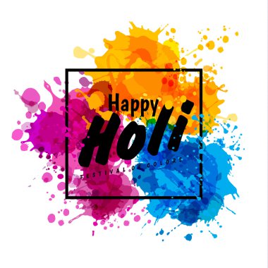 Holi Bahar Şenliği renk