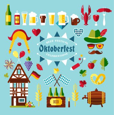 Oktoberfest kutlamaları sembolleri